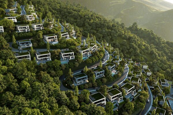 Aura Residence residential scheme by Hyllus Architects in Kolovicë, Prishtina