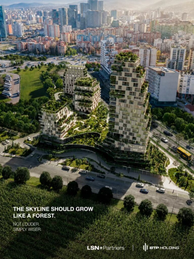 BTP Towers proposal by LSN+Partners, Prishtina, Kosovo — visualisation imgllad