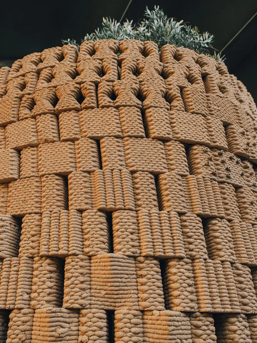 BUSTAN earth-brick pavilion, photographed by Edo Asoulin