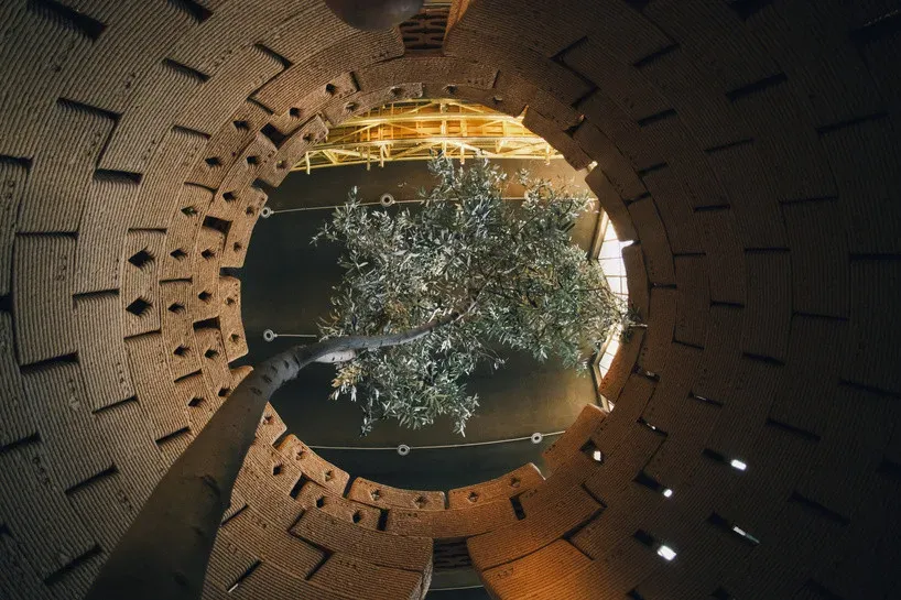 BUSTAN earth-brick pavilion, photographed by Edo Asoulin