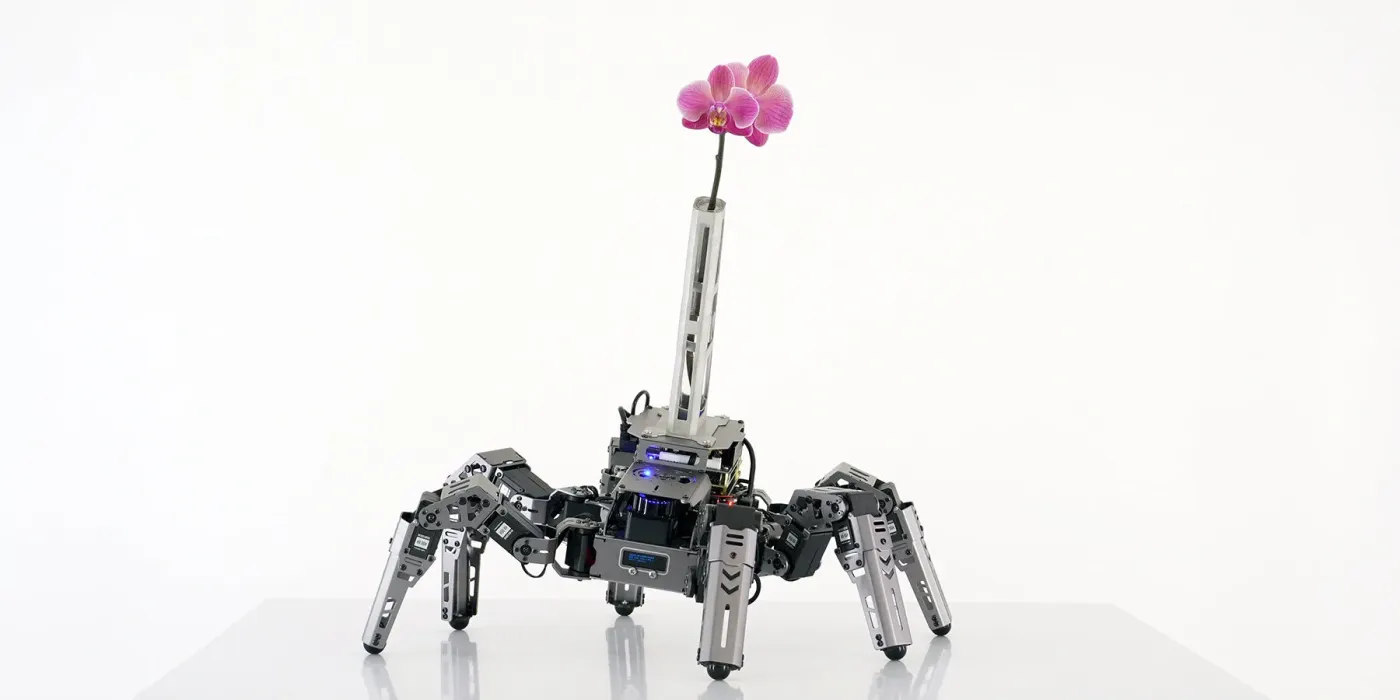 Beauty Seeker Seeker robotic orchid vase by Batten and Kamp