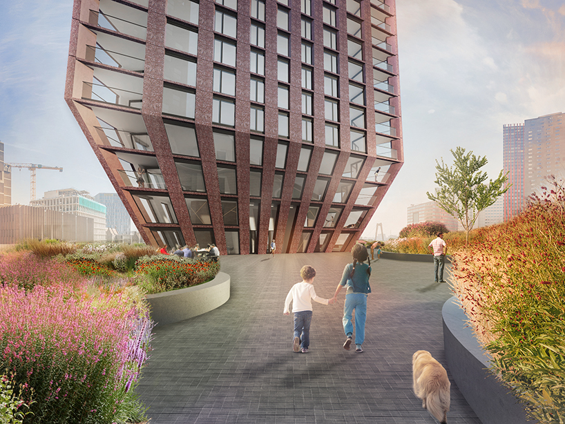 CasaNova residential tower, Rotterdam. Courtesy of Barcode Architects.