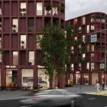 NIC Housing proposal by eightoeight, showing residential blocks and landscape