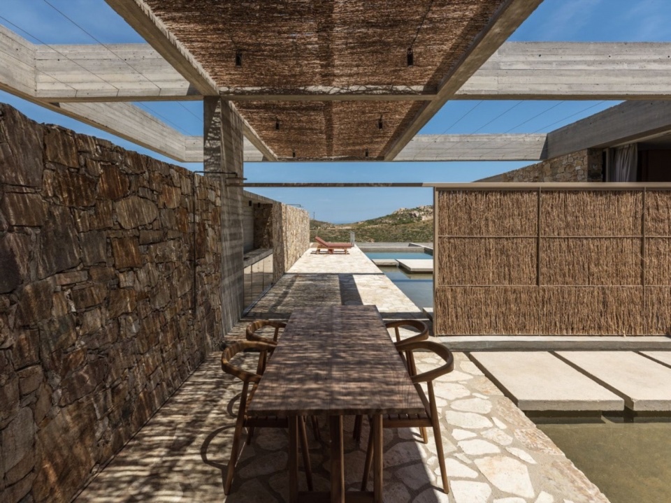 MOLD Architects Steps Perma Serifos Through a Rocky Hillside