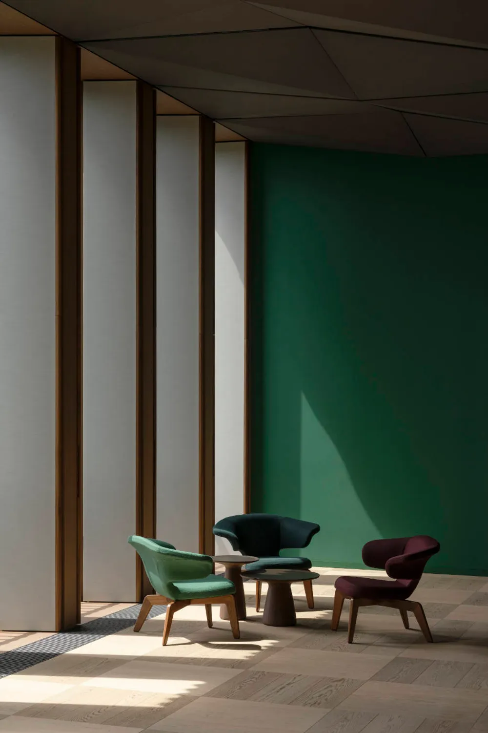 Garden-facing meeting space, photograph by Jan Bitter