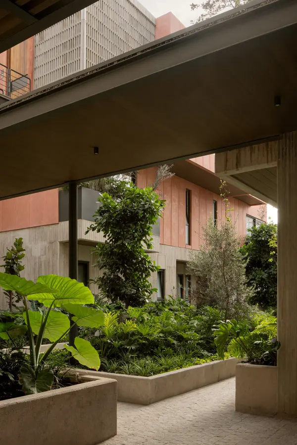 ZAYMA shared spaces by 0studio Arquitectura; photograph by César Belio